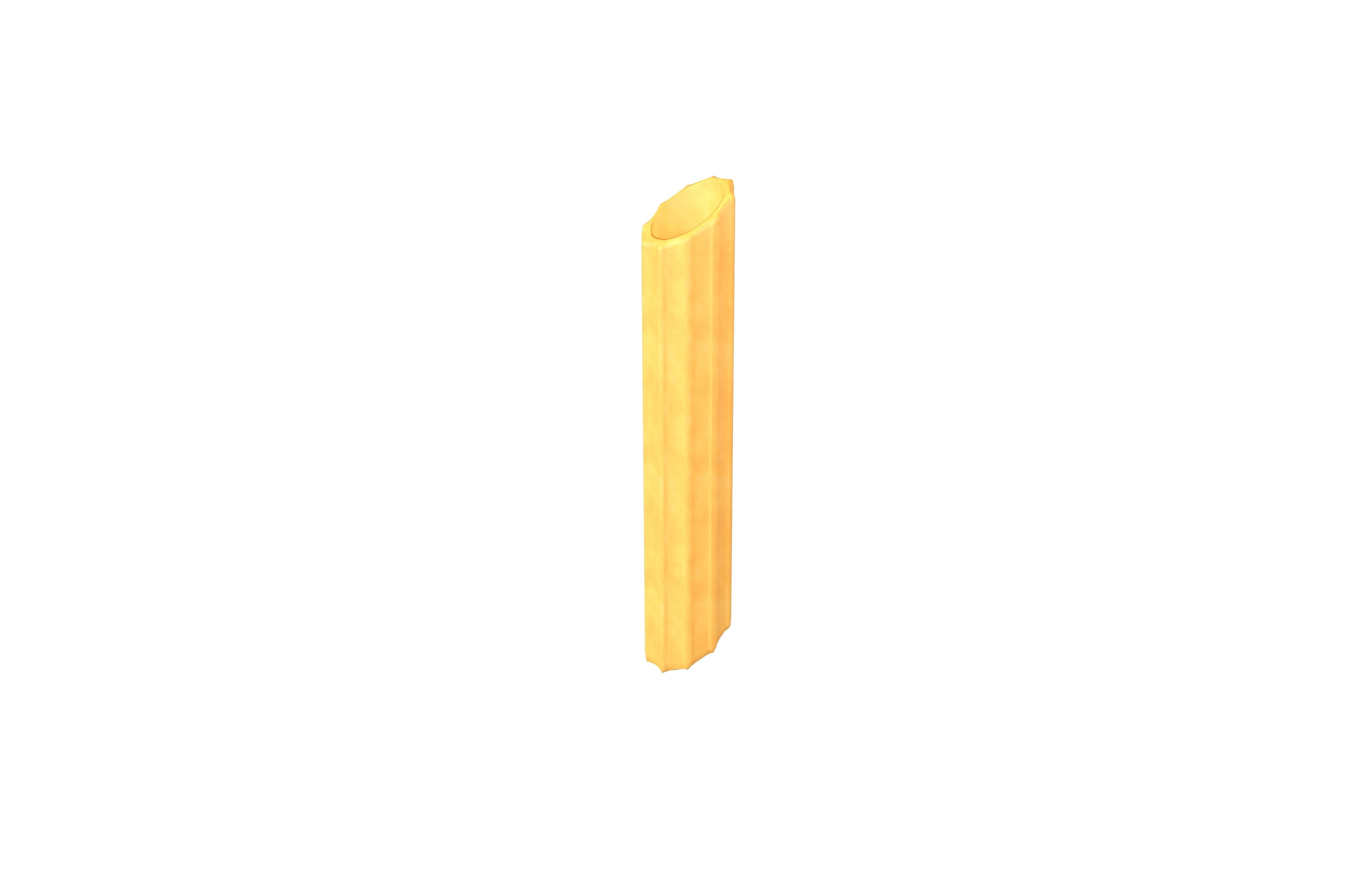 Pasta Penne v1 001 Low-poly 3D model_1