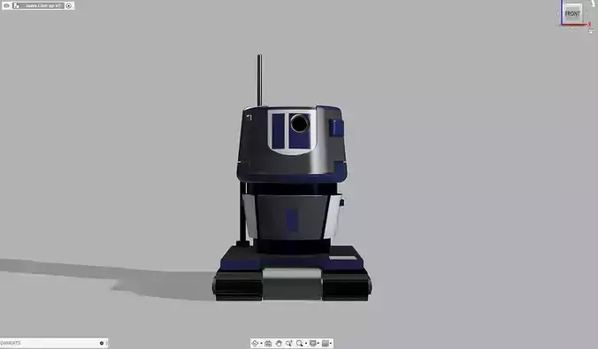 P4-1G3 star wars vacuum cleaner 3D print model