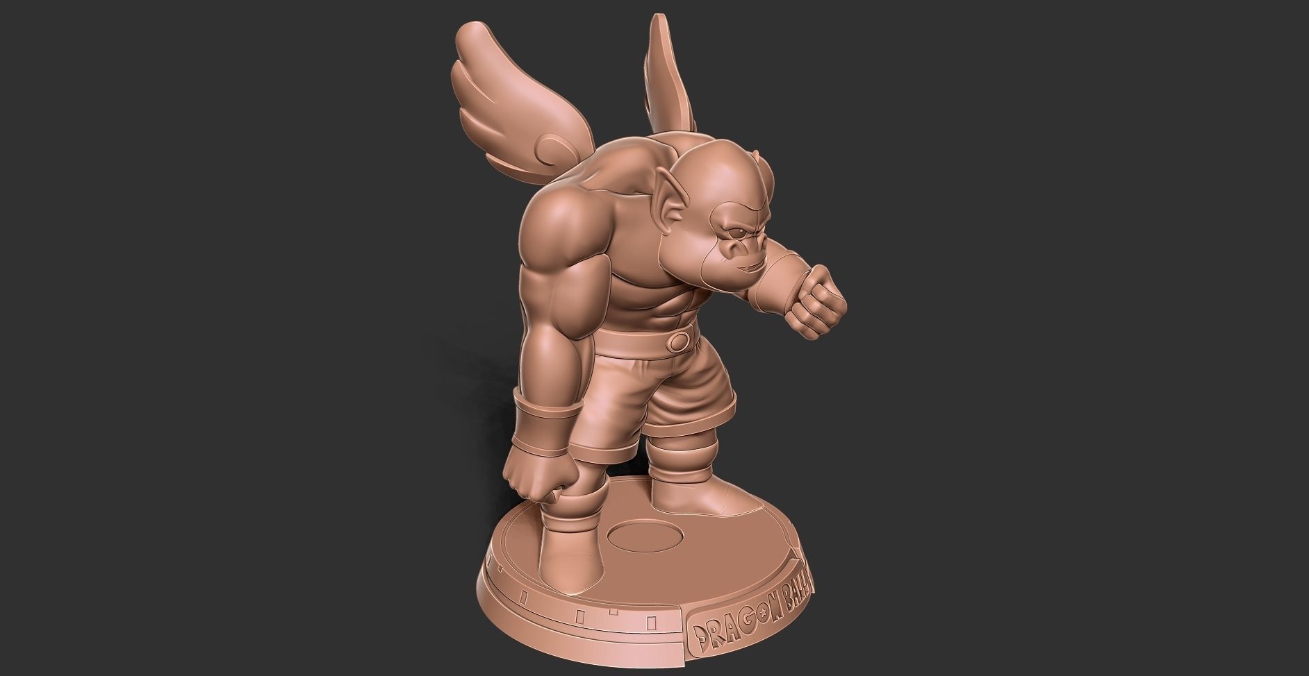Gorilla - Dragon Ball Z Fanart 3D print model_17