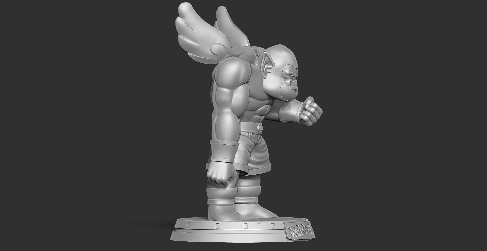 Gorilla - Dragon Ball Z Fanart 3D print model_15