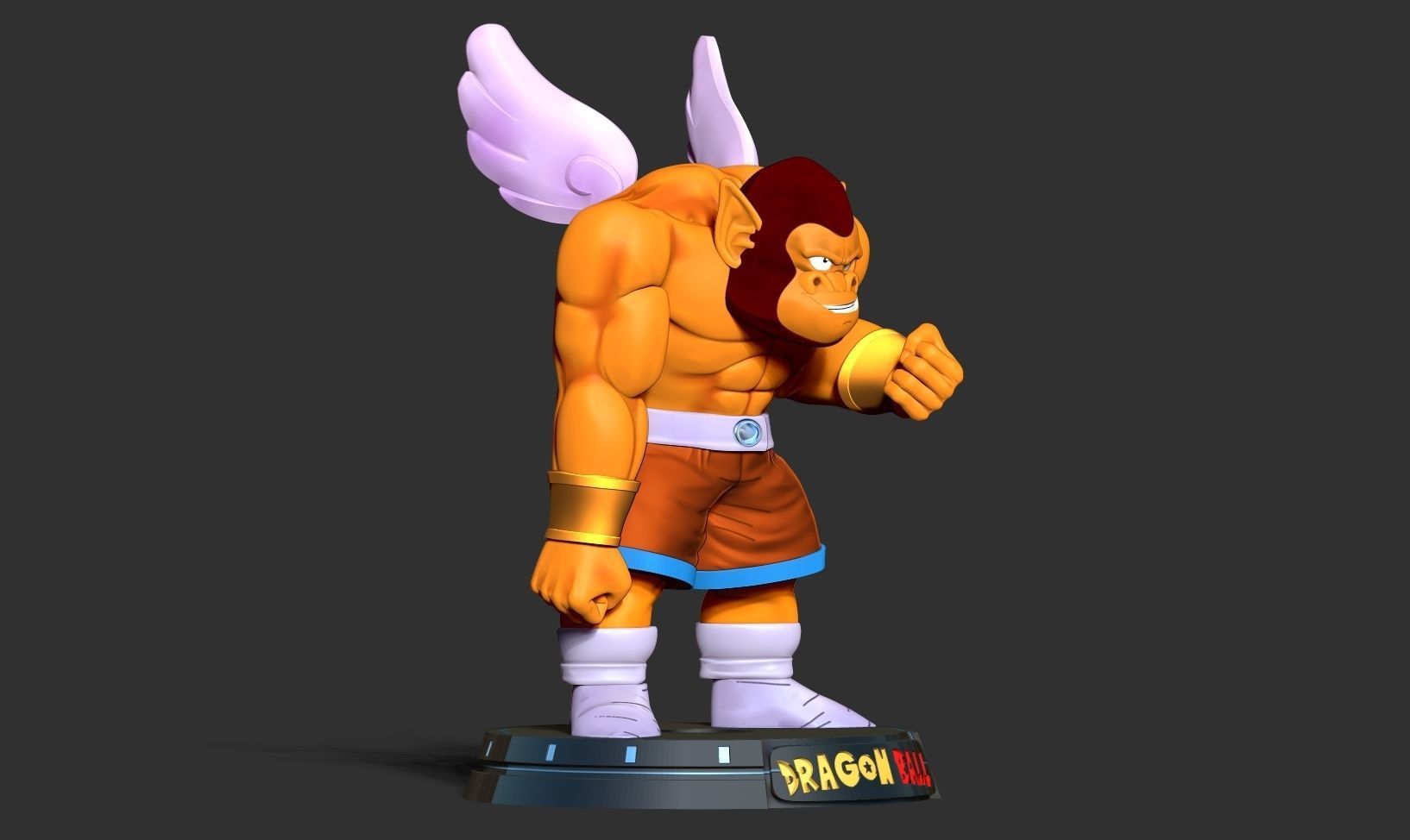 Gorilla - Dragon Ball Z Fanart 3D print model_11