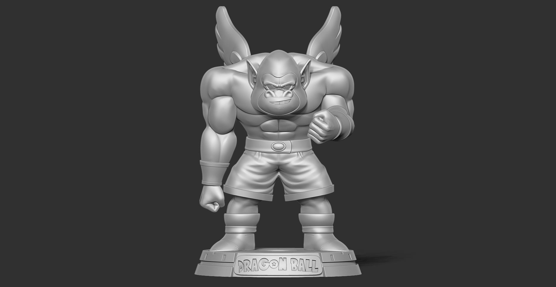 Gorilla - Dragon Ball Z Fanart 3D print model_10