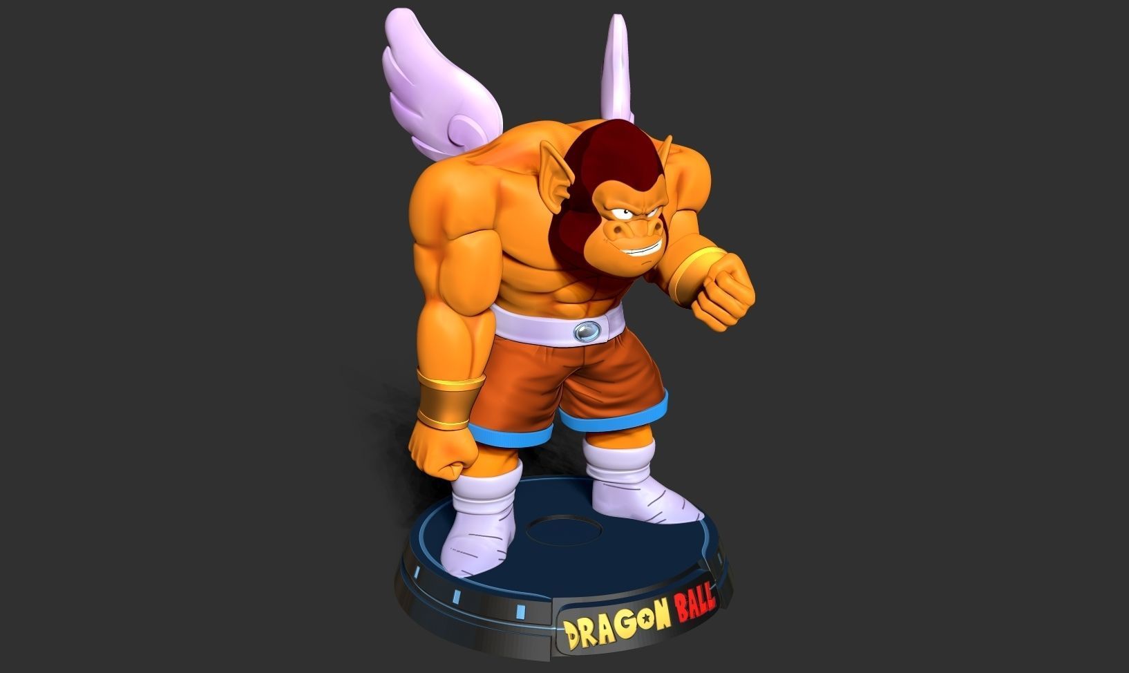 Gorilla - Dragon Ball Z Fanart 3D print model_16