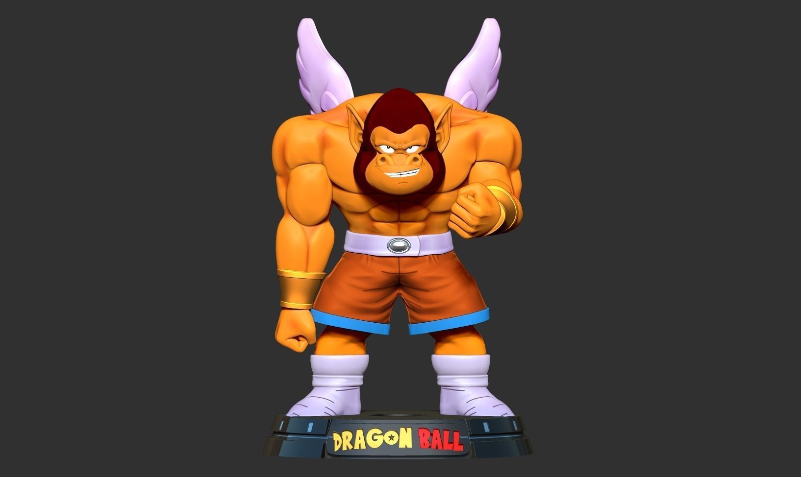 Gorilla - Dragon Ball Z Fanart 3D print model_9