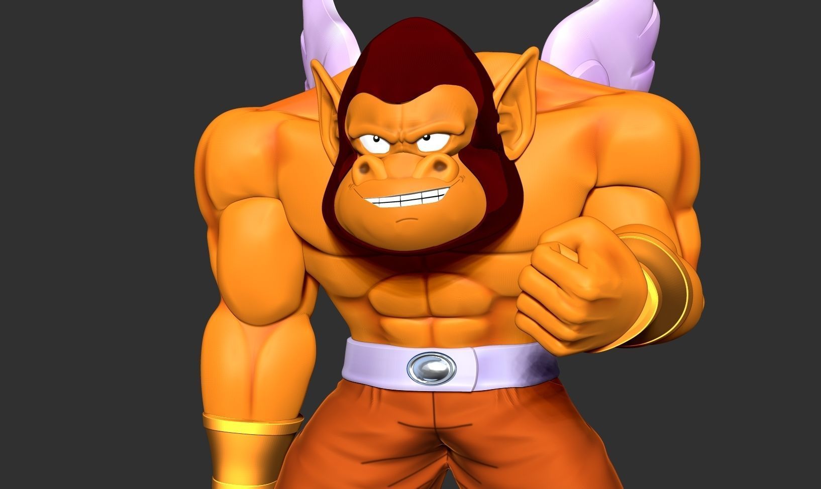 Gorilla - Dragon Ball Z Fanart 3D print model_5