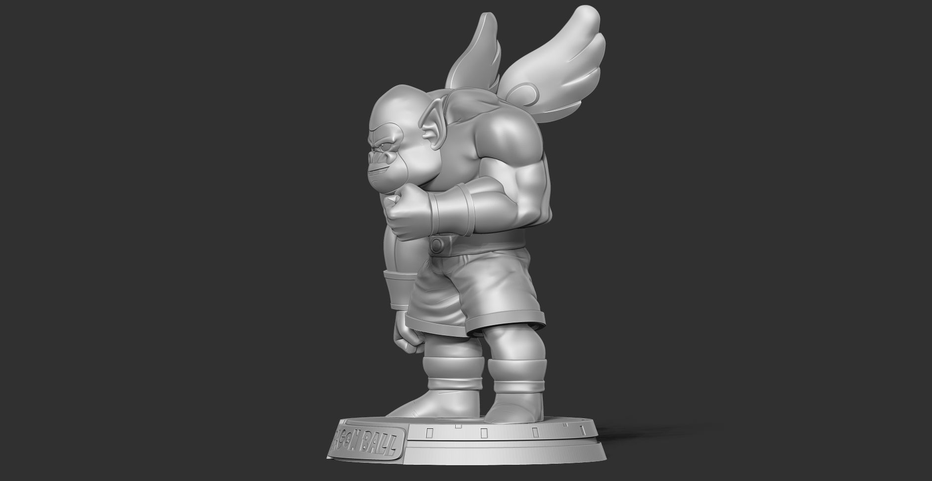 Gorilla - Dragon Ball Z Fanart 3D print model_12
