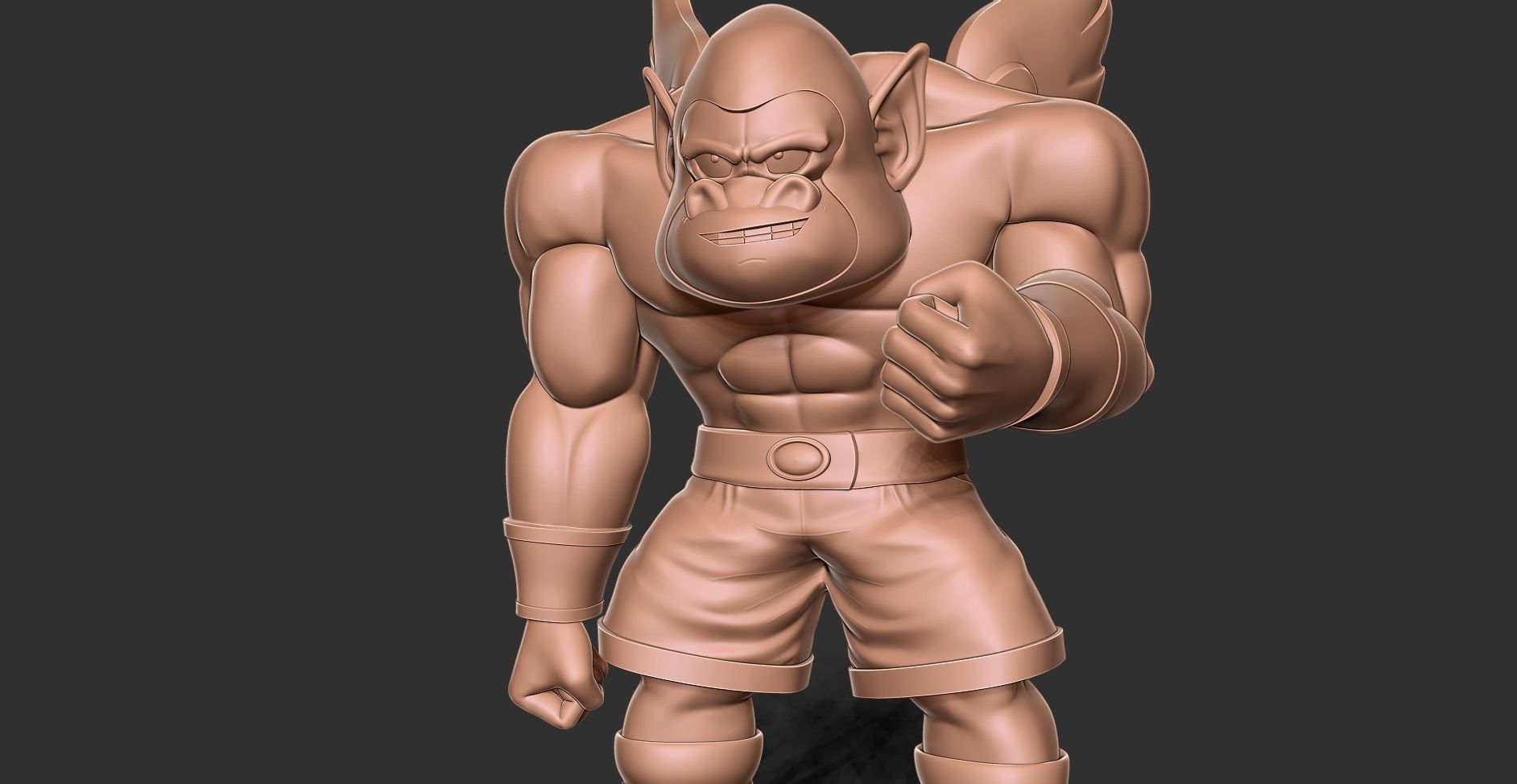Gorilla - Dragon Ball Z Fanart 3D print model_7