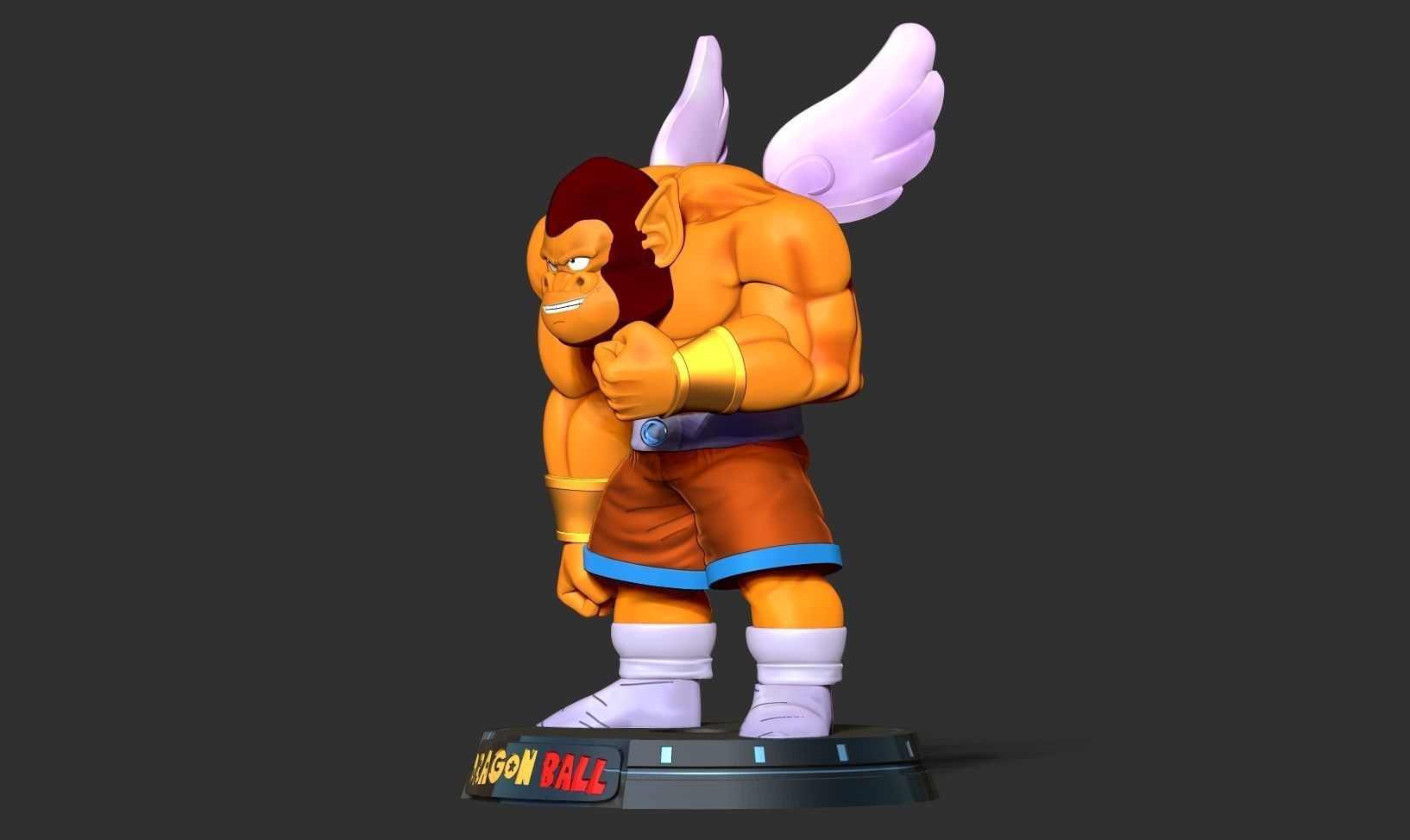 Gorilla - Dragon Ball Z Fanart 3D print model_14