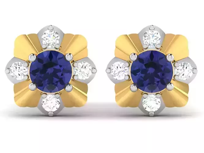 Delicate Fine Earring 3D print model