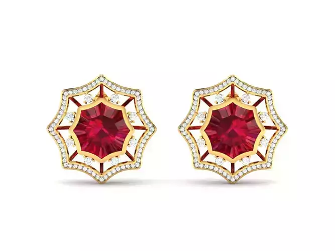 Delicate Fine Earring 3D print model