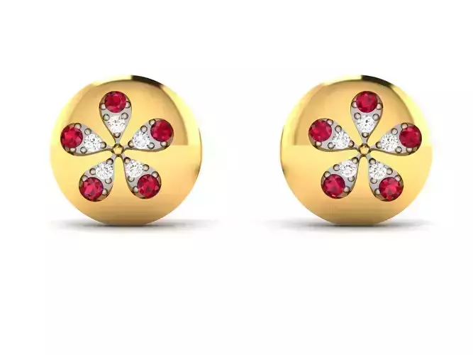 Delicate Fine Earring 3D print model