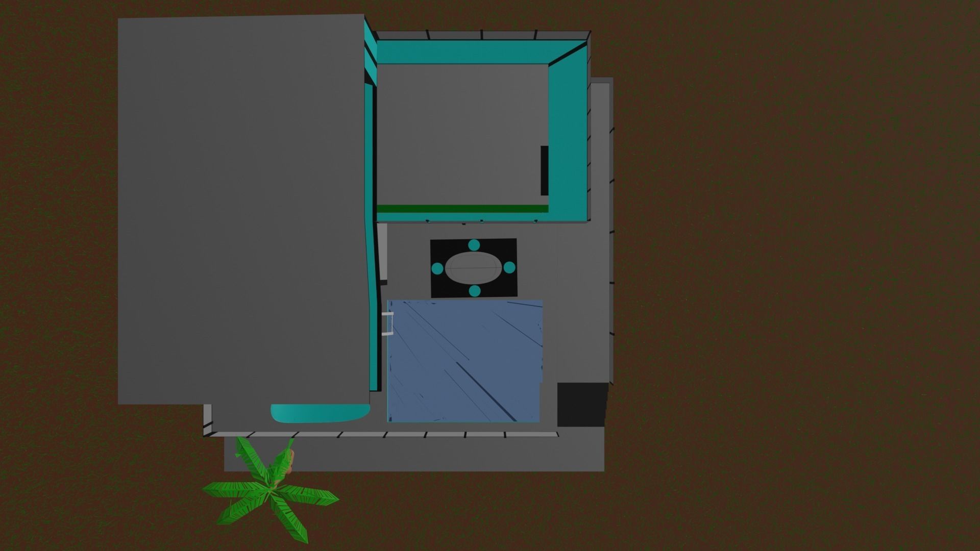 New Modern House  3D print model_7