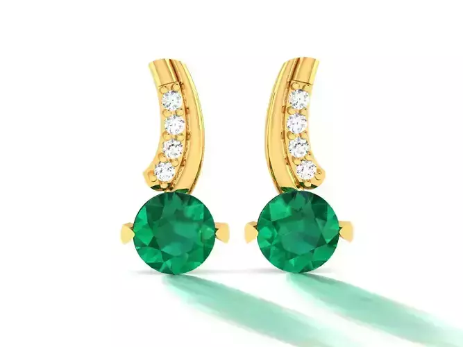 Delicate Fine Earring 3D print model