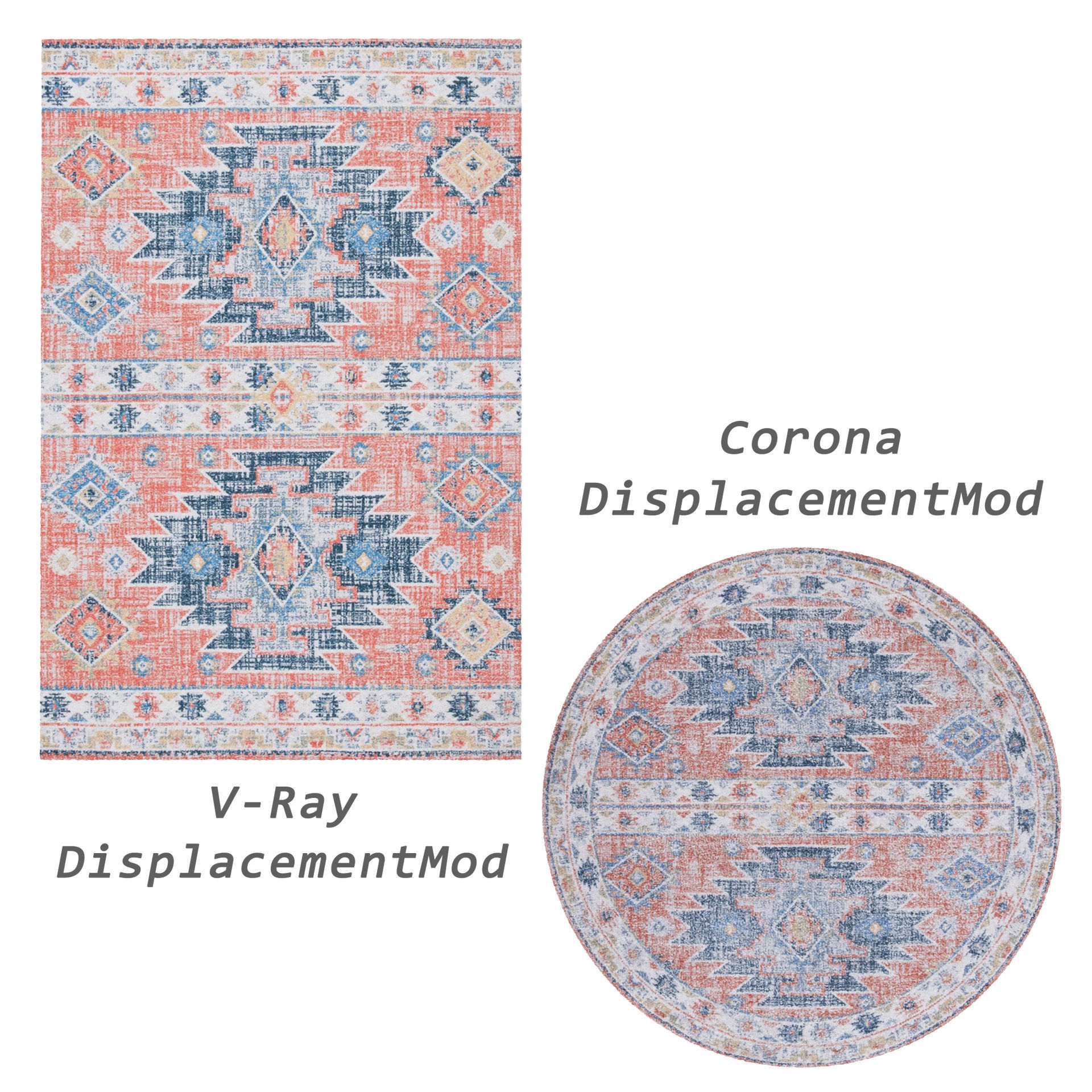 Rugs No 687 Low-poly 3D model_2