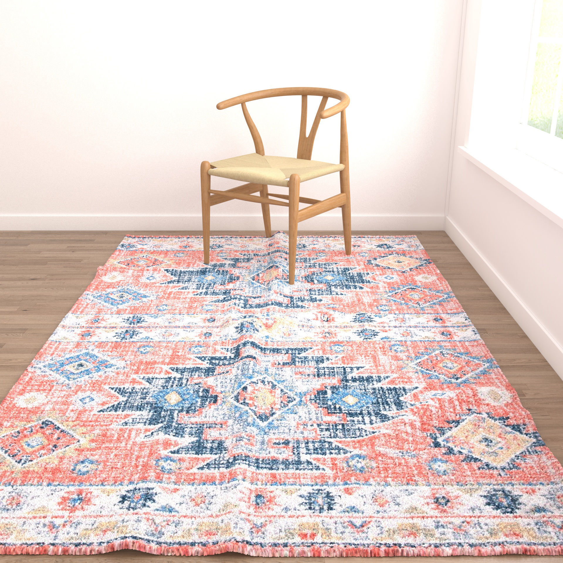 Rugs No 687 Low-poly 3D model_4