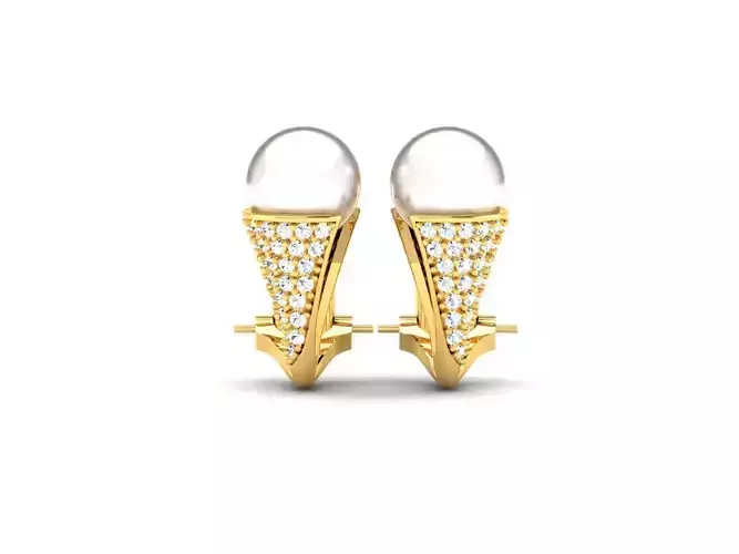 Delicate Fine Earring 3D print model