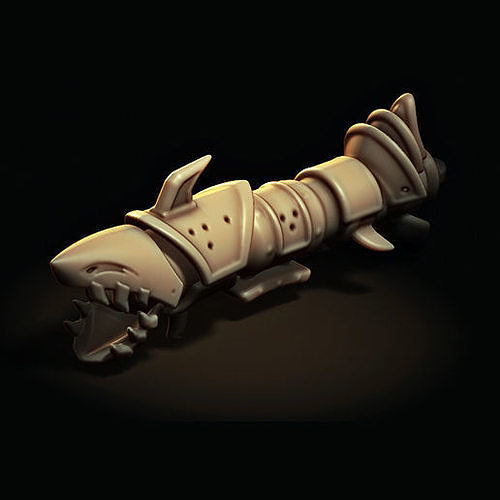 Jinx Fishbone Rocket Keyholder Arcane 3D print model