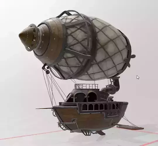 Steampunk ship