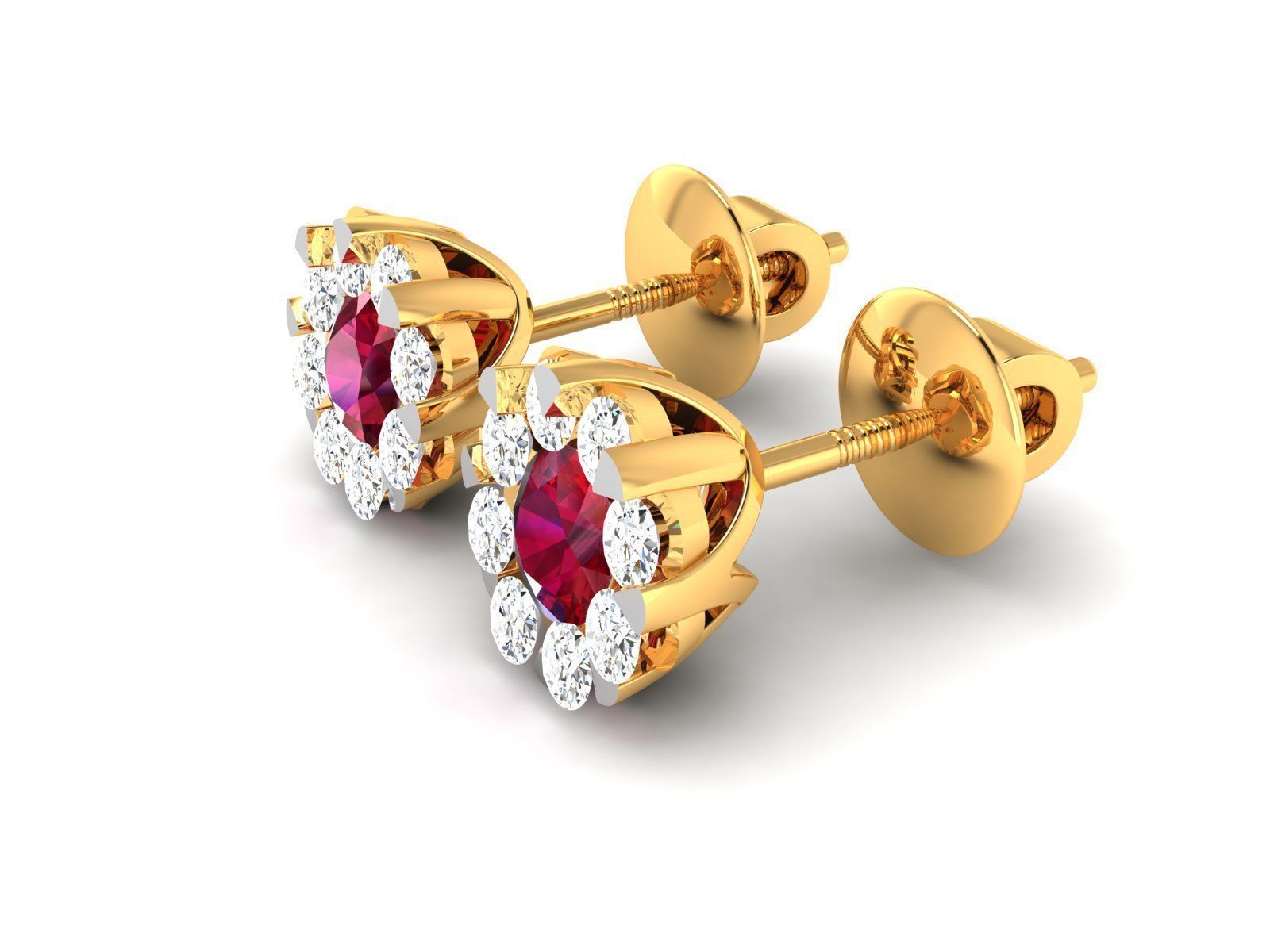 Multi stylish Earrings 3D print model_1