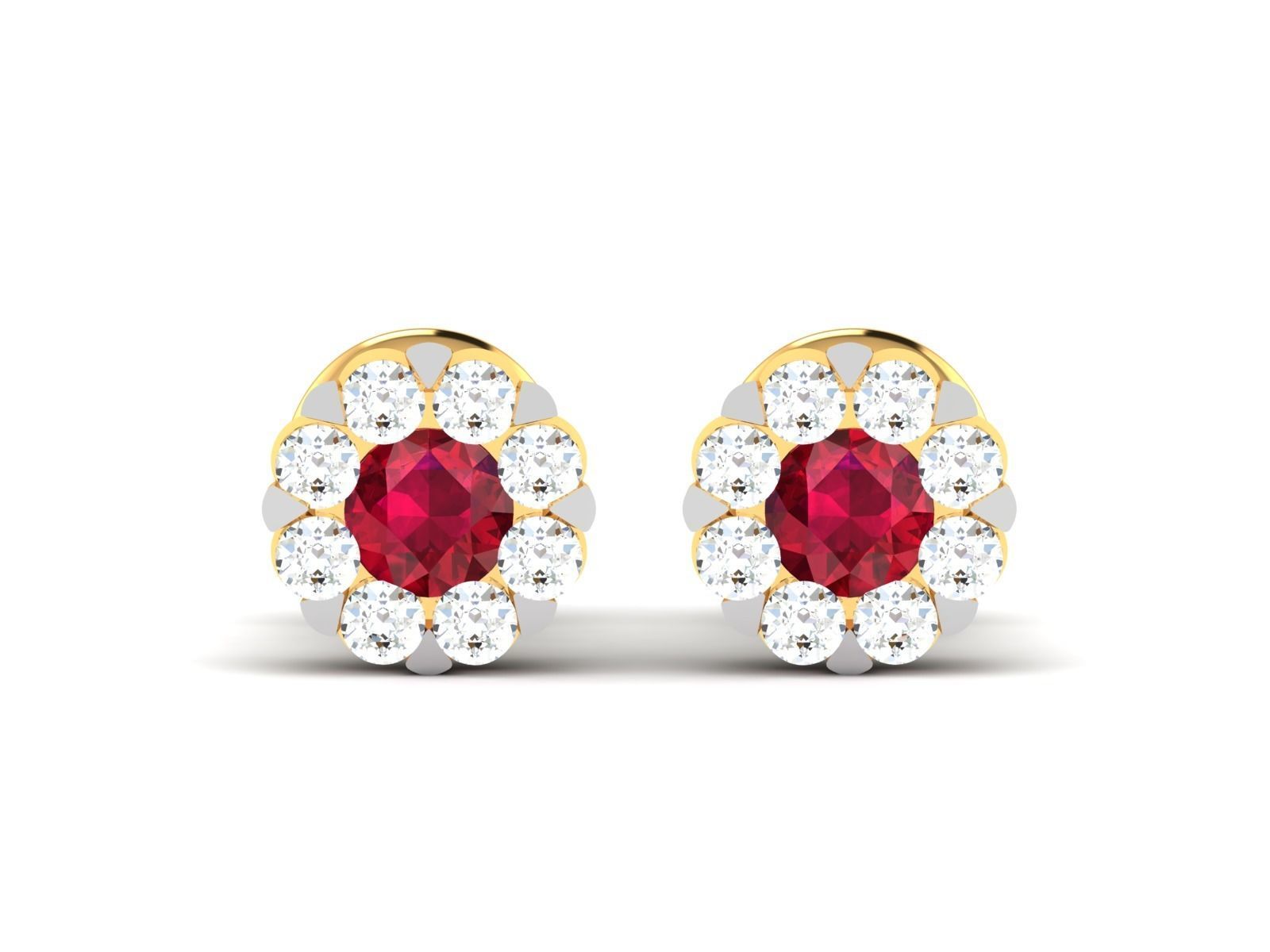 Multi stylish Earrings 3D print model_3