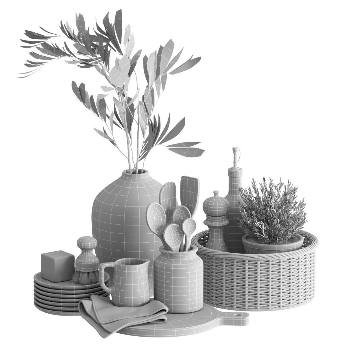 Kitchen Accessories-13 3D model_5