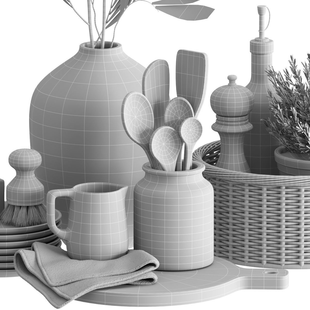 Kitchen Accessories-13 3D model_8