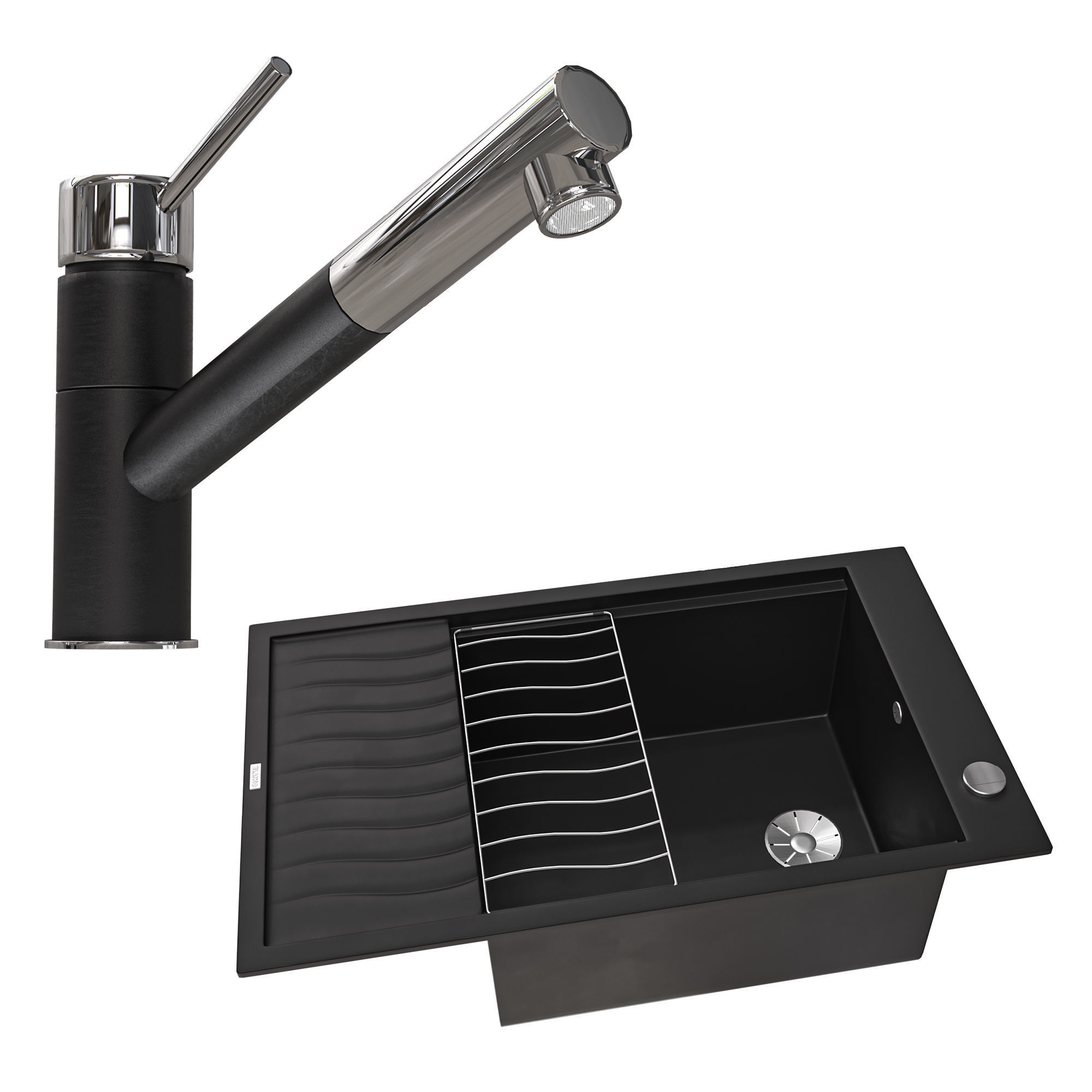 BLANCO sink set 3D model_2