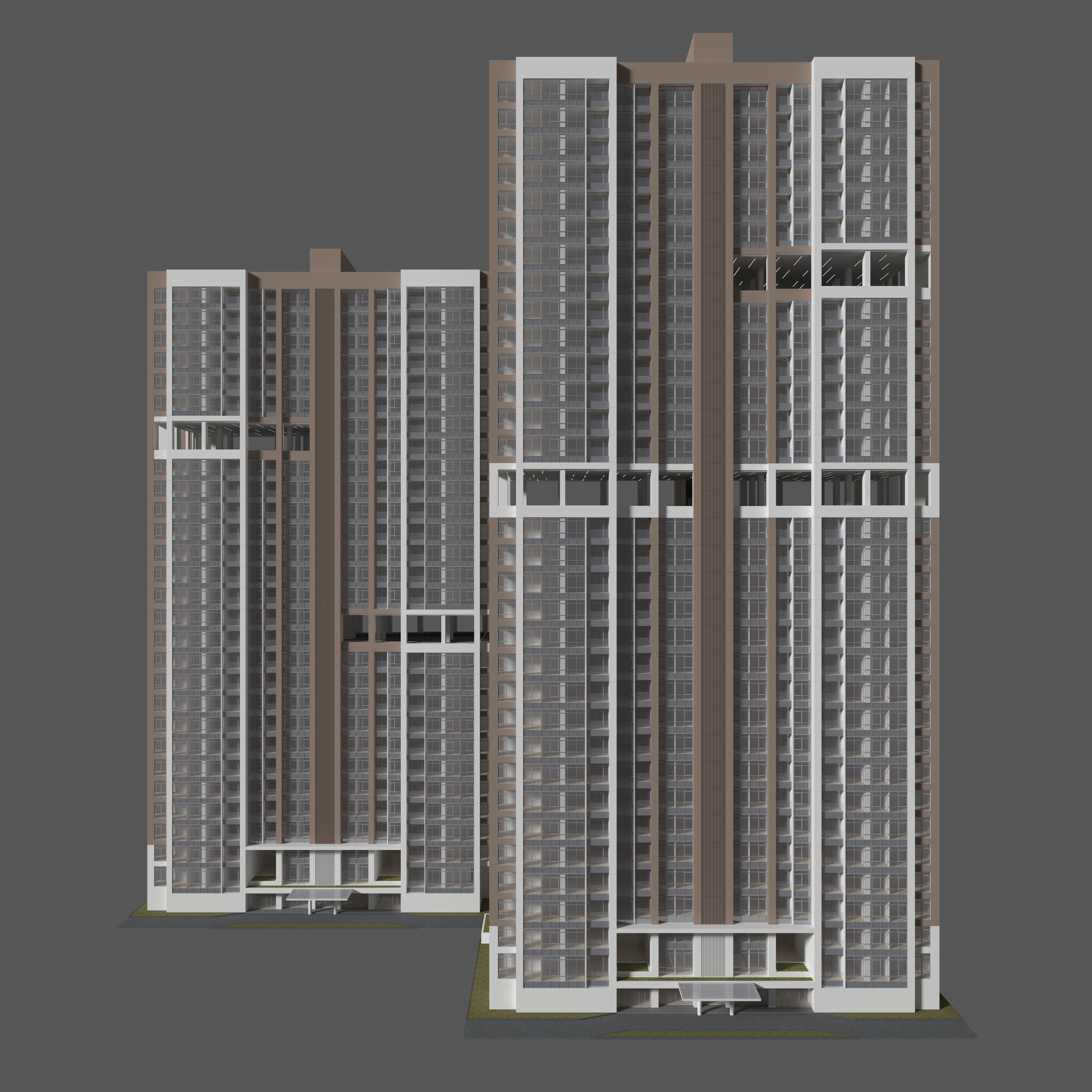 Tower Apartment 2 3D model_3