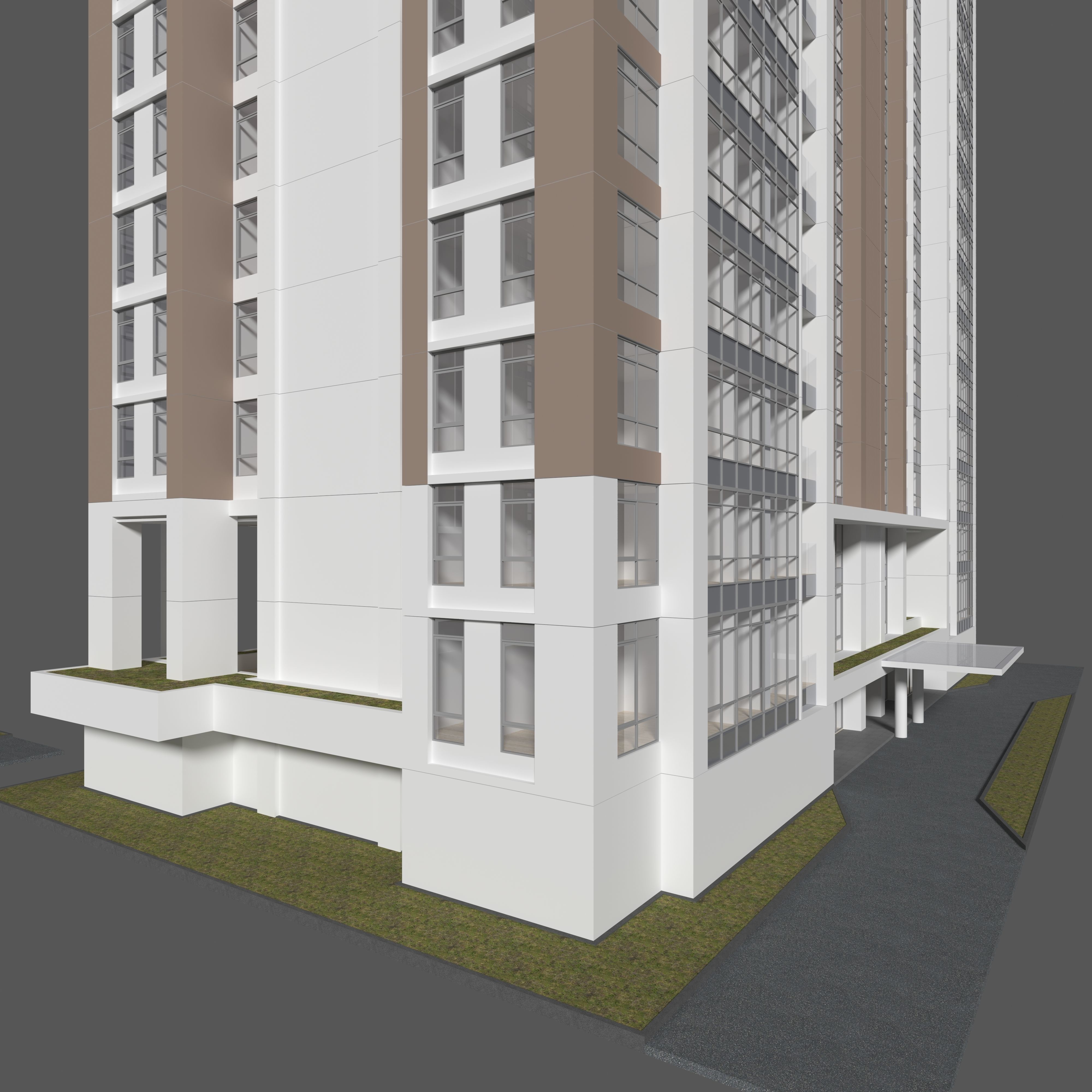 Tower Apartment 2 3D model_16