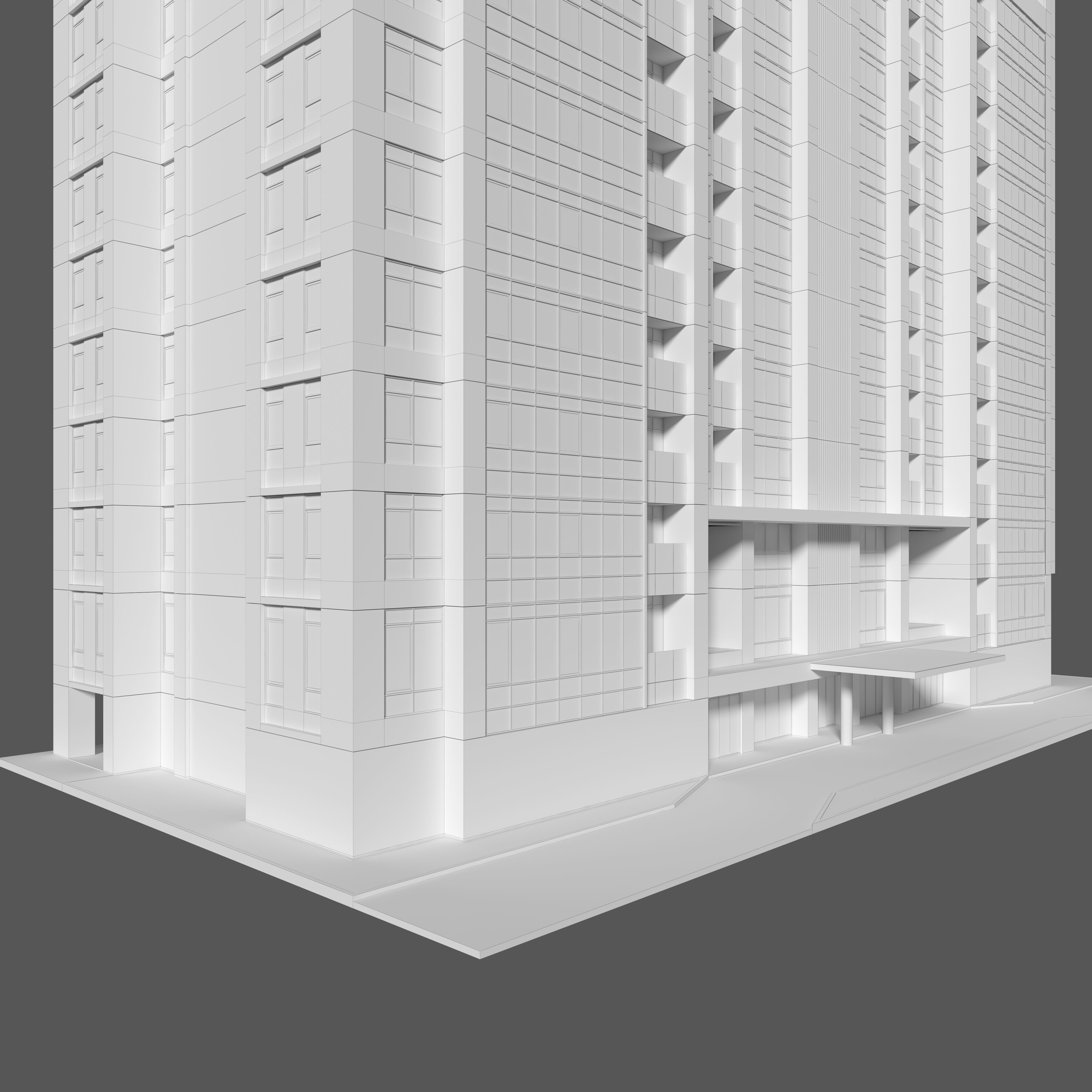 Tower Apartment 2 3D model_12