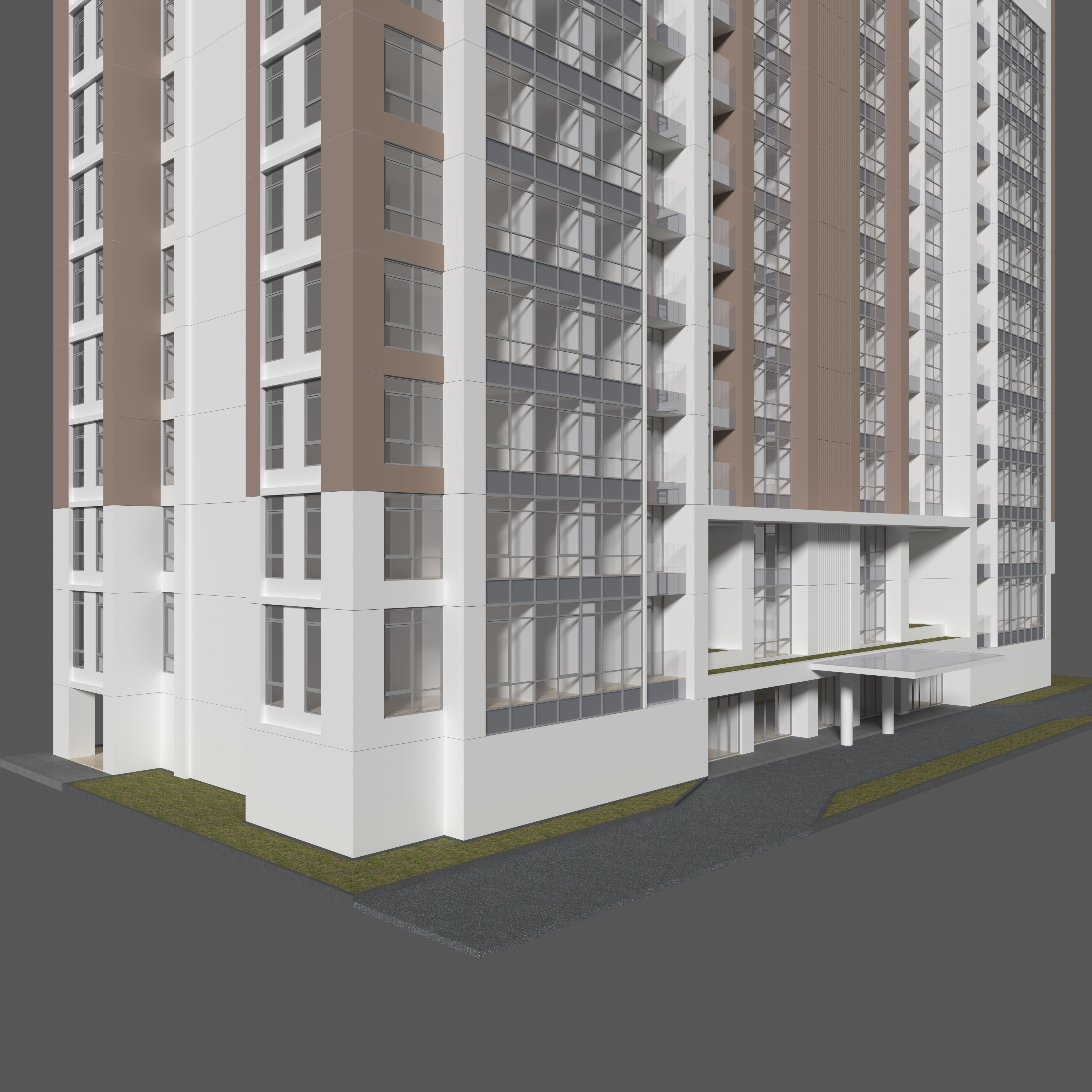Tower Apartment 2 3D model_11