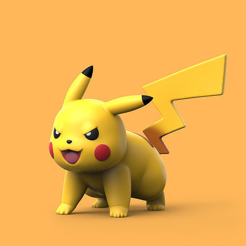 POKEMON - PIKACHU 3D print model