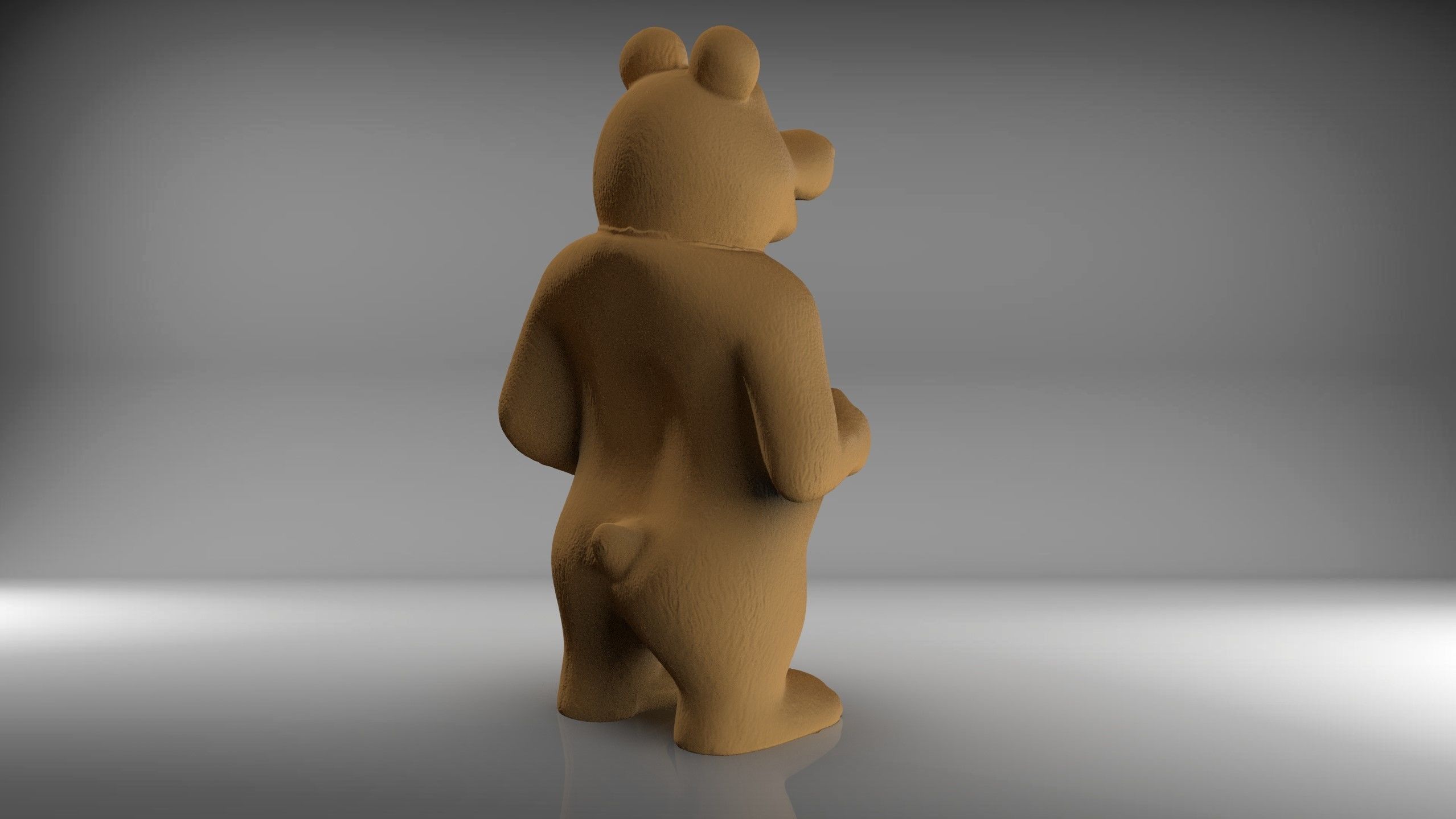 masha and the bears big bear 3D print model_4