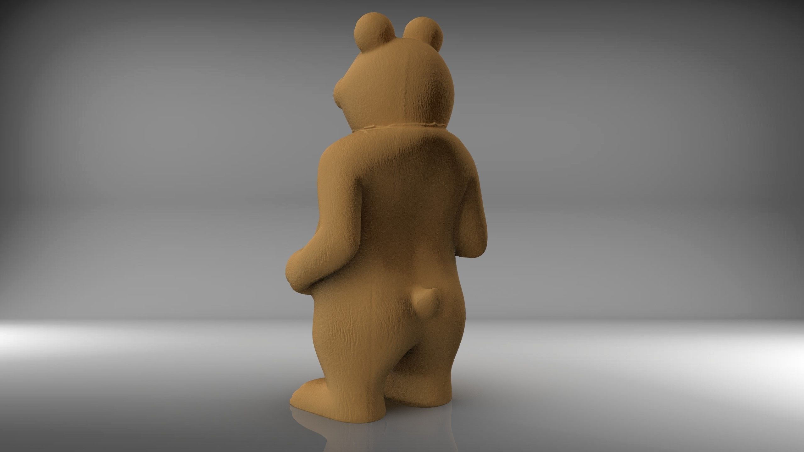 masha and the bears big bear 3D print model_5