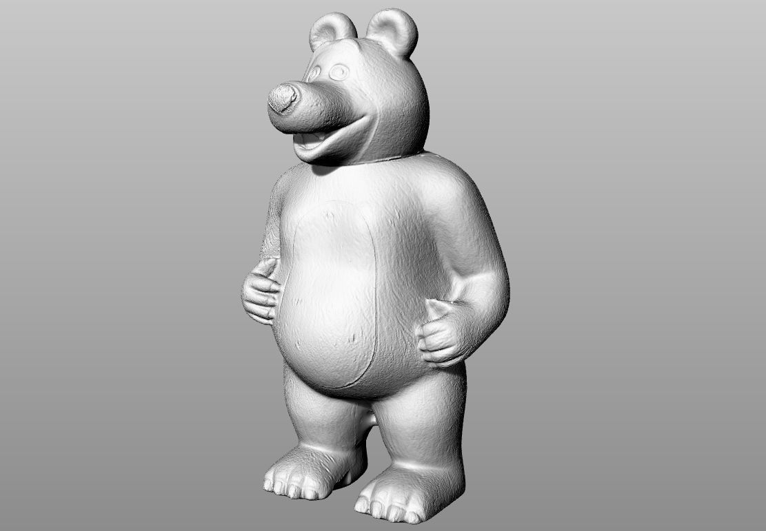 masha and the bears big bear 3D print model_7