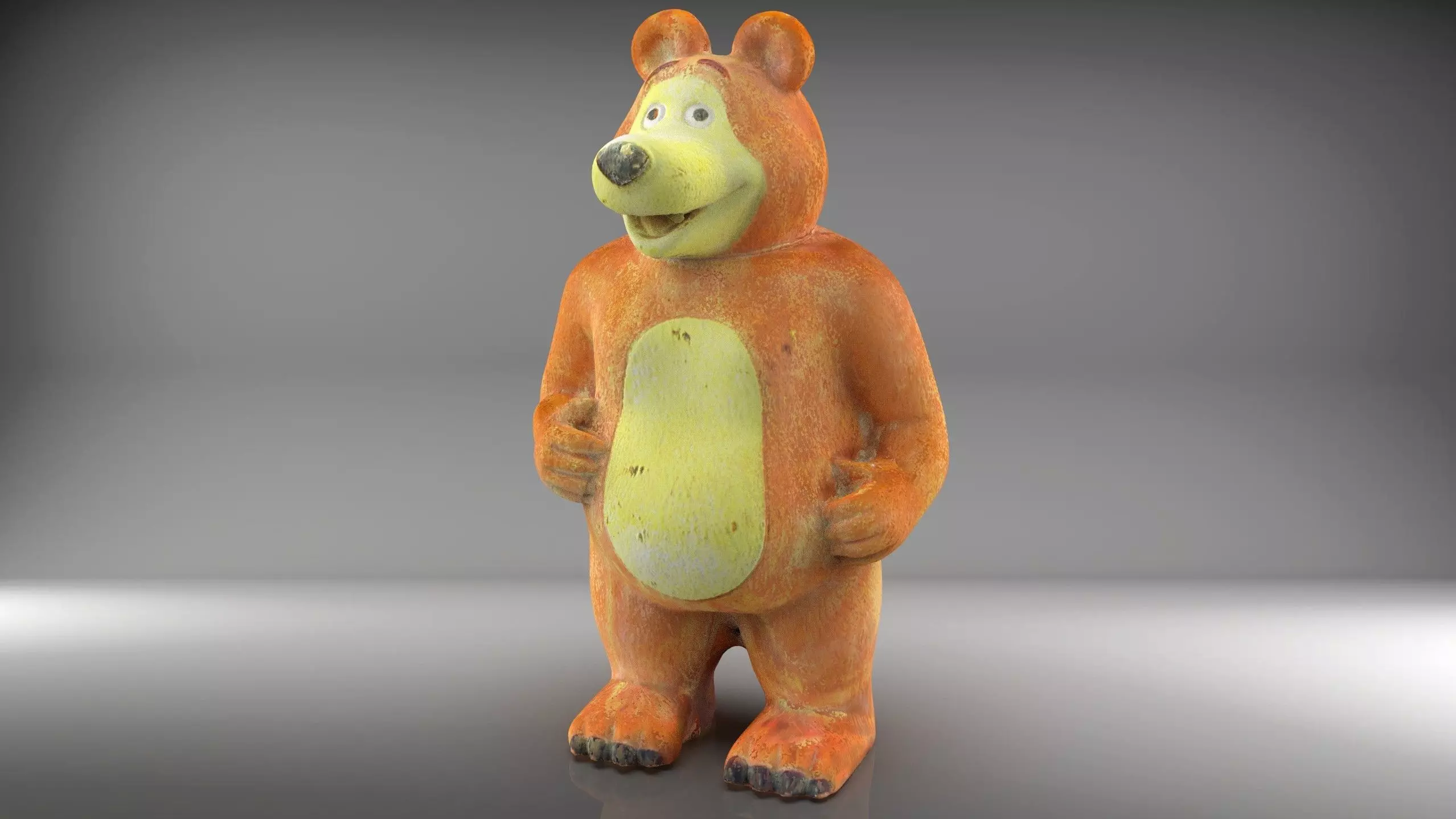 masha and the bears big bear 3D print model_0