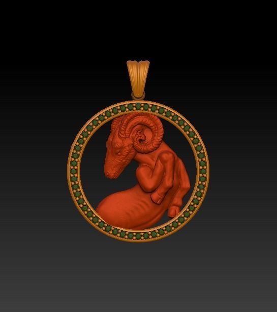 Jewellery Horoscope Signes Pack 3D model_19