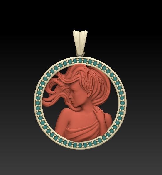 Jewellery Horoscope Signes Pack 3D model_2
