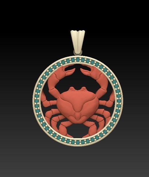 Jewellery Horoscope Signes Pack 3D model_6