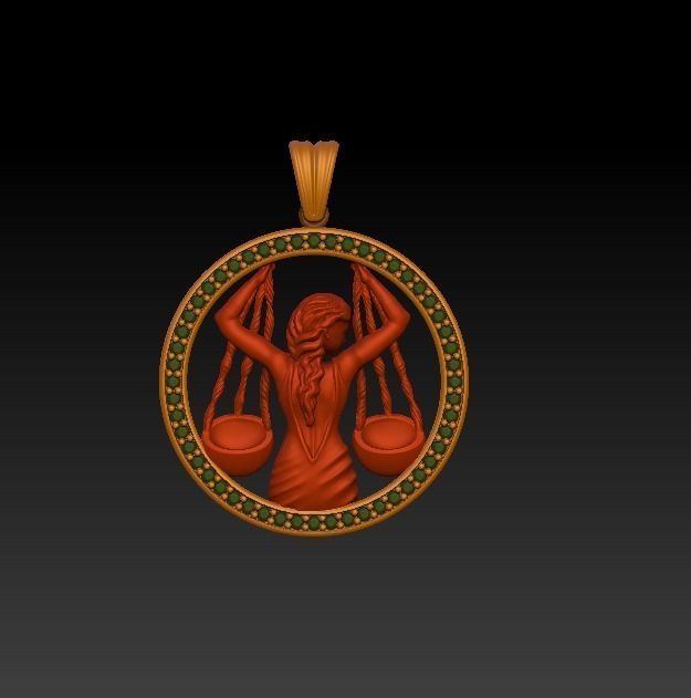 Jewellery Horoscope Signes Pack 3D model_24