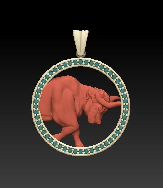 Jewellery Horoscope Signes Pack 3D model_14