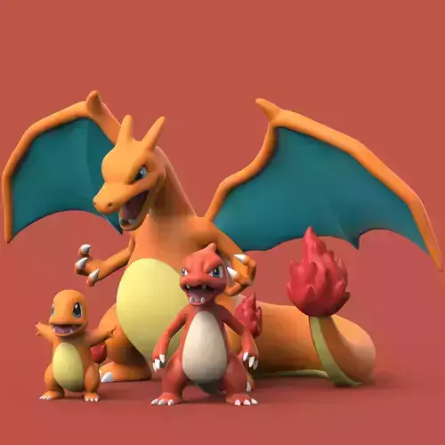 POKEMON - CHARMANDER EVOLUTION