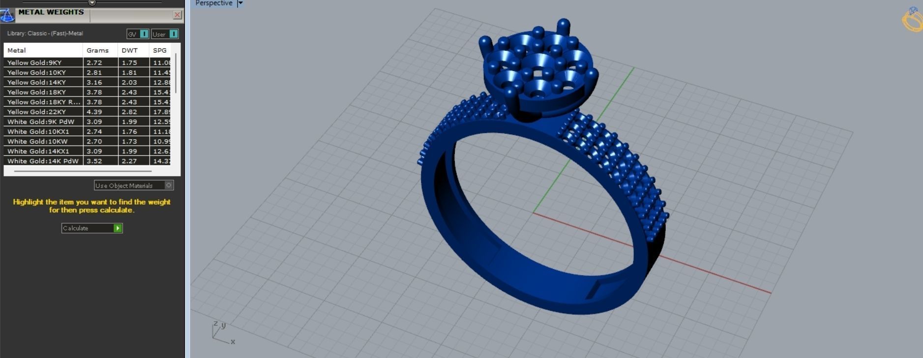 Round Cut Diamond Solitaire Ring R 130 3D print model_5