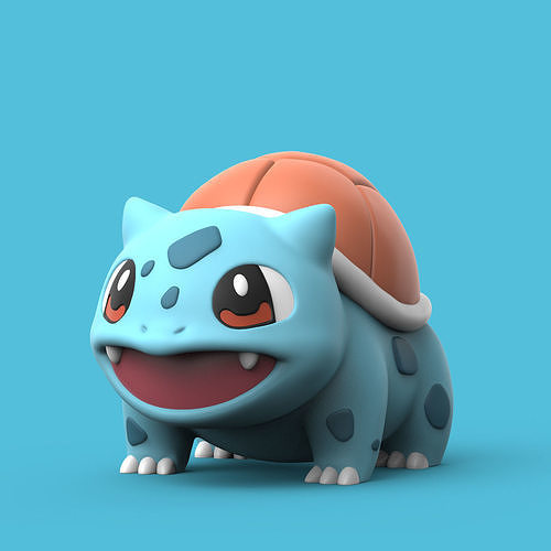 POKEMON - WATER BULBASAUR 3D print model