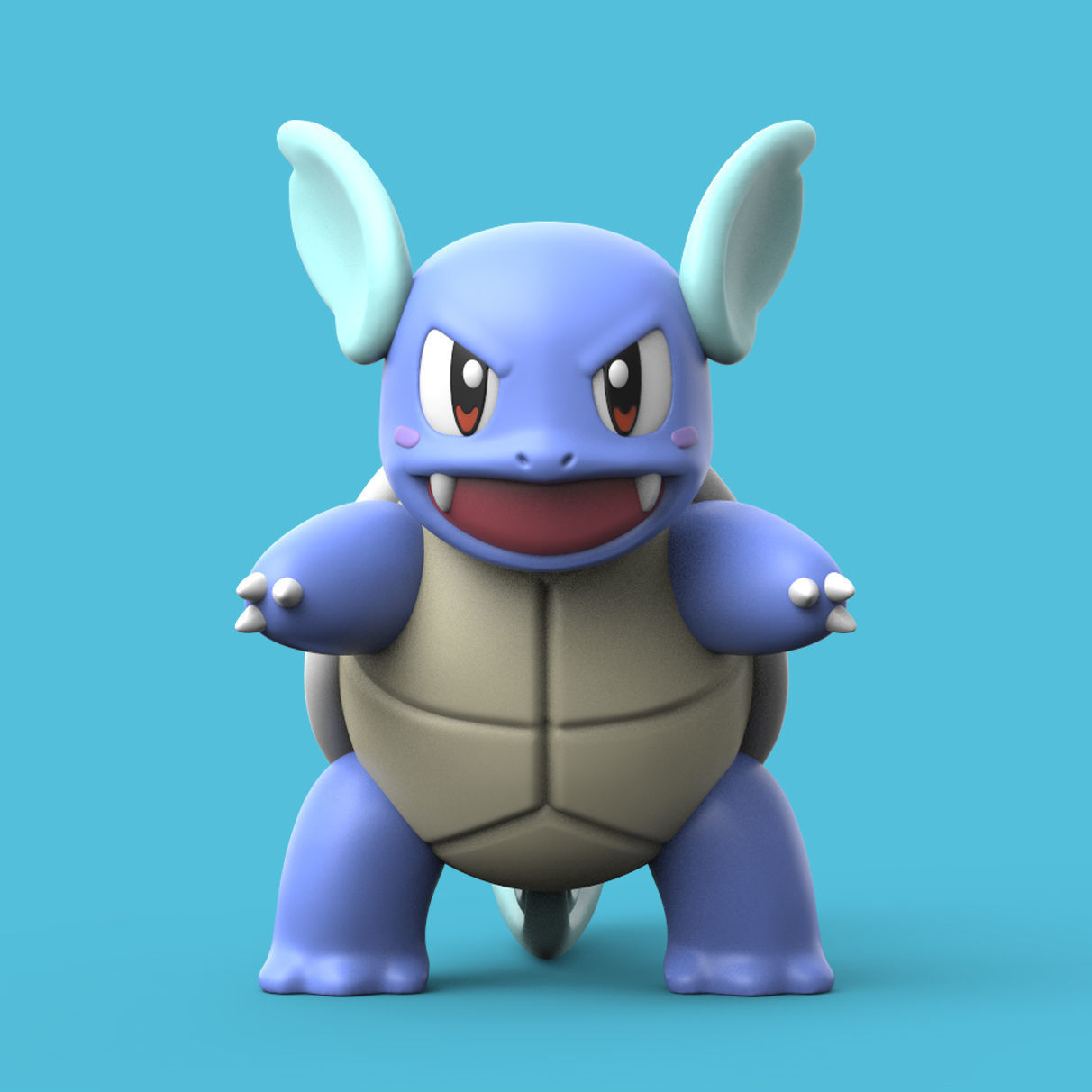 POKEMON - WARTORTLE 3D print model_2