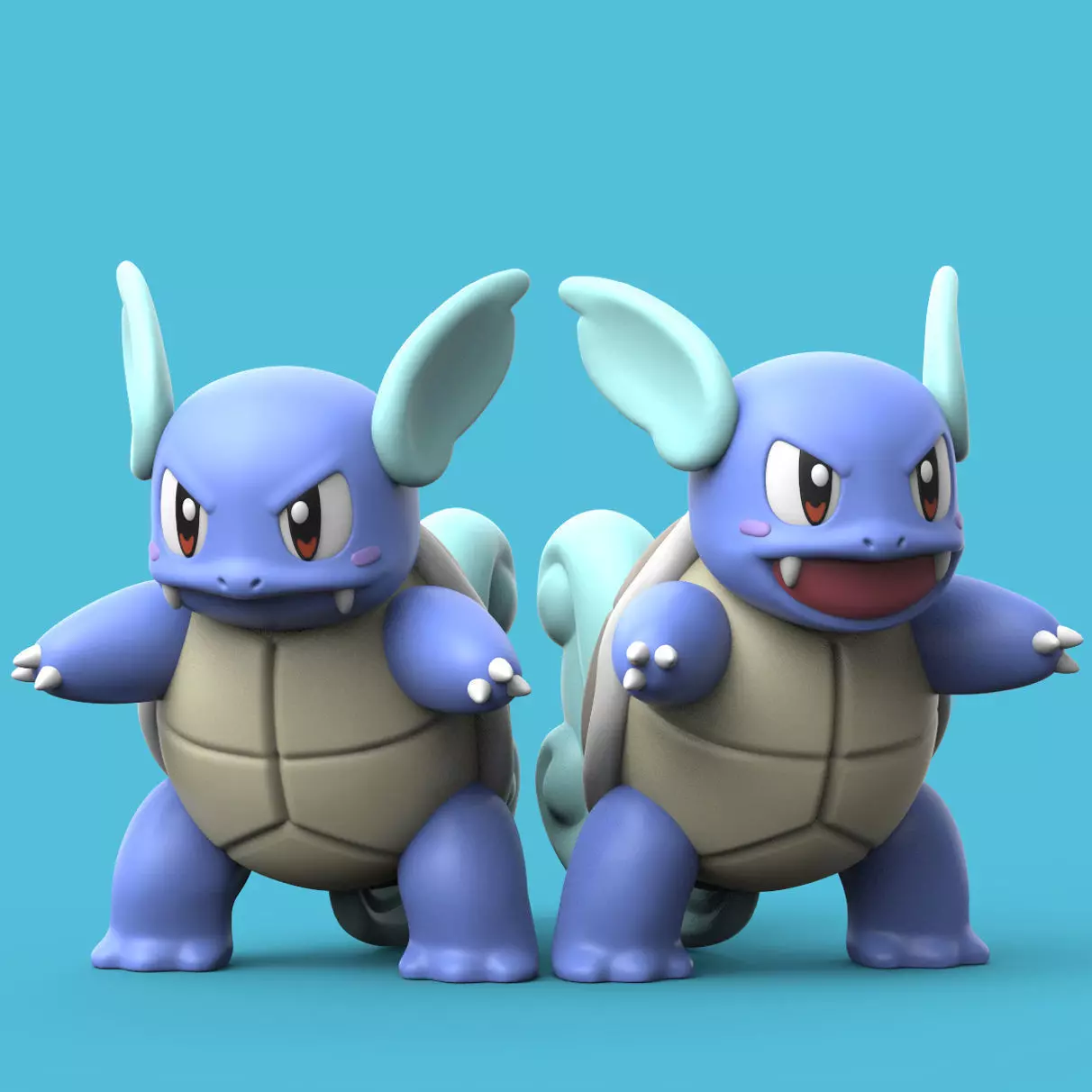 POKEMON - WARTORTLE 3D print model_0