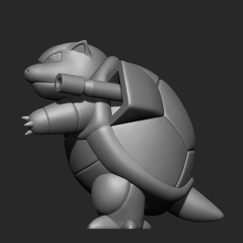 POKEMON - BLASTOISE 3D print model_3