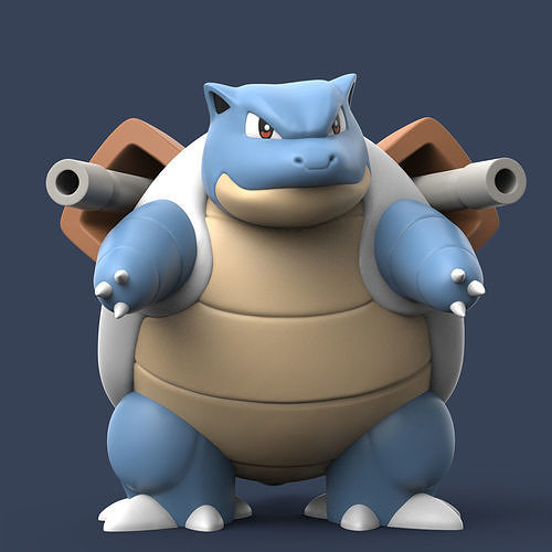 POKEMON - BLASTOISE 3D print model
