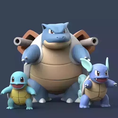POKEMON - SQUIRTLE EVOLUTION