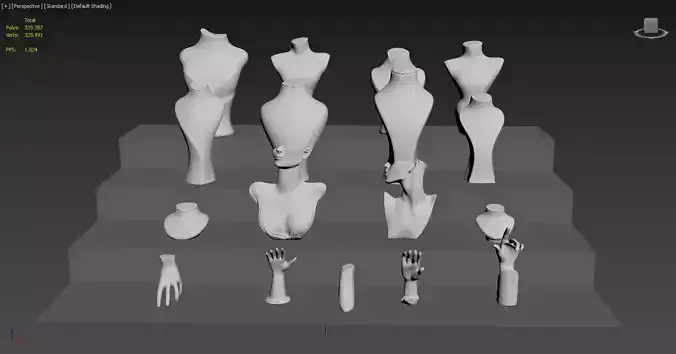 Jewelry Mannequins 01